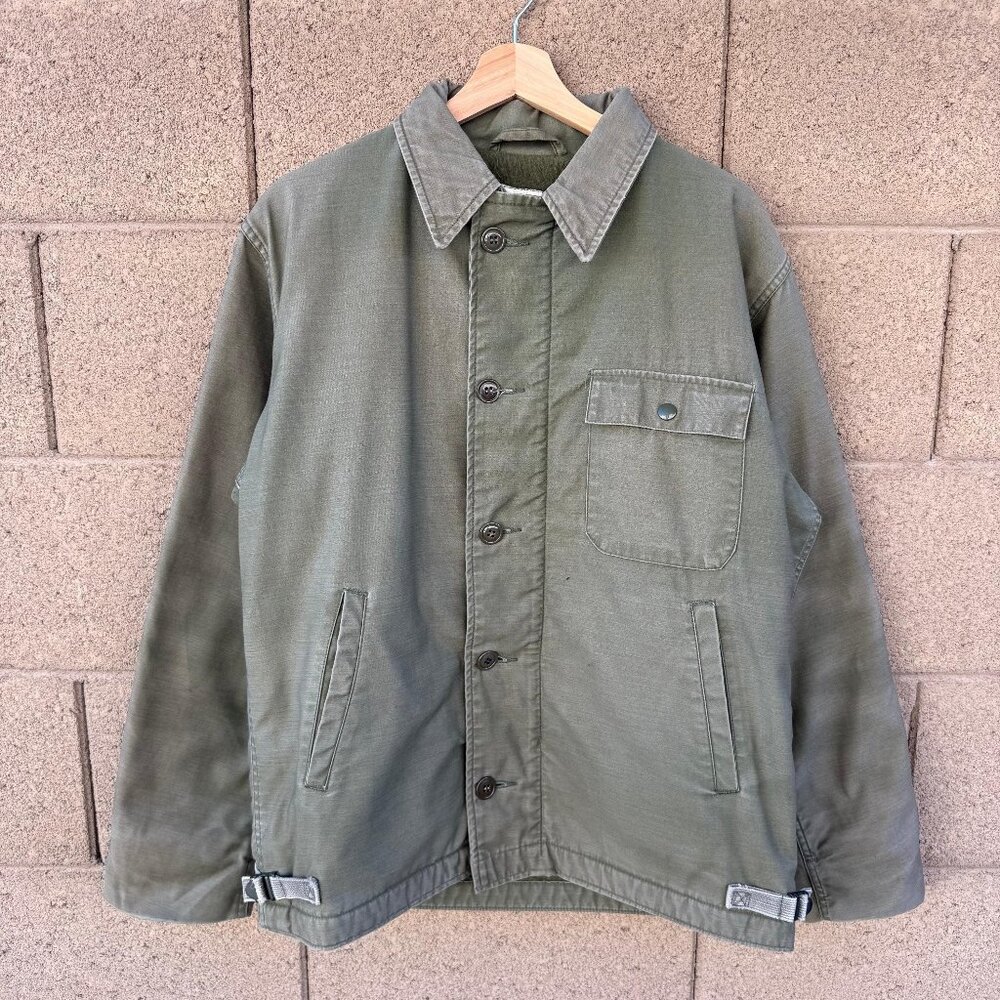 85' USN Stenciled A2 Deck Jacket